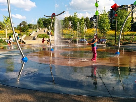 Historic Fourth Ward Park Splash Pad