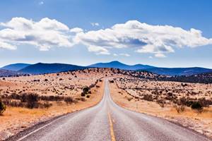 Davis mountains high desert landscape of Texas Texas